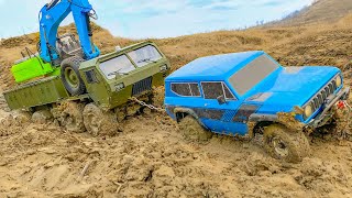 RC Military Truck 8x8 Mud Off Road Race Cars Mudding Adventure