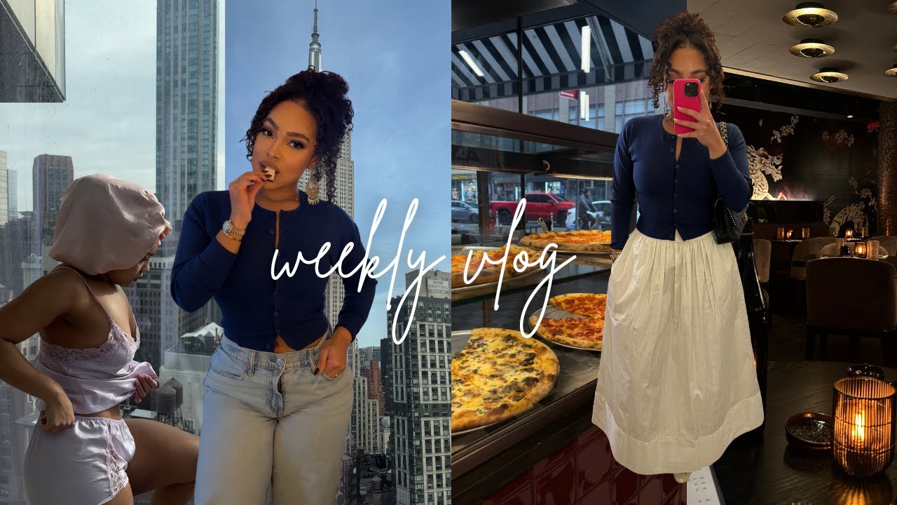 Еженедельный видеоблог | Поездка на выходные в Нью-Йорк, рестораны с растительной кухней, огромны...