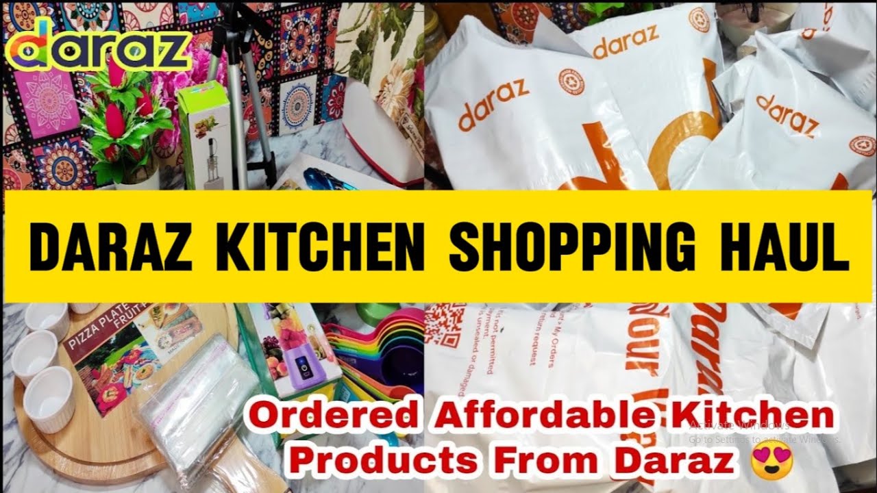 Daraz Kitchen Haul Trying New Gadgets and Tools 😍🛍️ Daraz Kitchen