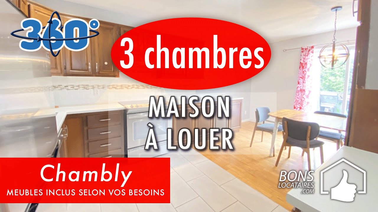 Réalité virtuelle maison à louer/Apartment for rent / Chambly Maison 3
