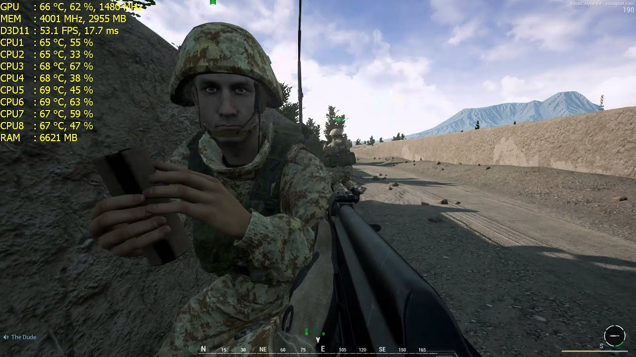 Squad Alpha 38 | Custom Epic Settings | i7 6700k | GTX 970