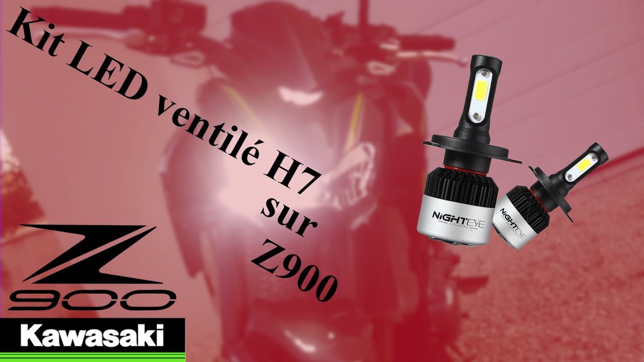 Installer Led H7 sur Z900 ✌