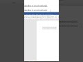 ✏️ Underline Text in Word in 5 Seconds! #Shorts