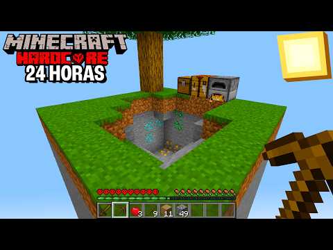 SOBREVIVI 24 HORAS EM APENAS UMA CHUNK!!! - O FILME