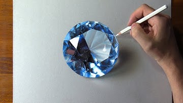 Drawing Blue Diamond 💎, so Realistic that... 🤑
