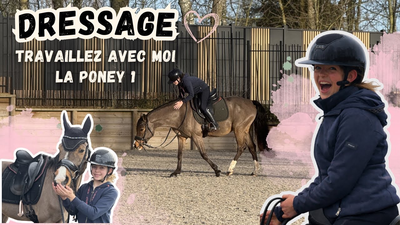 VLOG : Séance commenté ! Ma séance de dressage avec VOUS 🩷