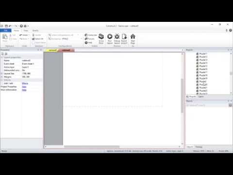 Membuat game runner sederhana menggunakan construct 2 (Part 1) - YouTube