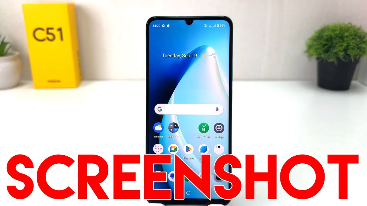 How to Take screenshot in Realme C51 YouTube