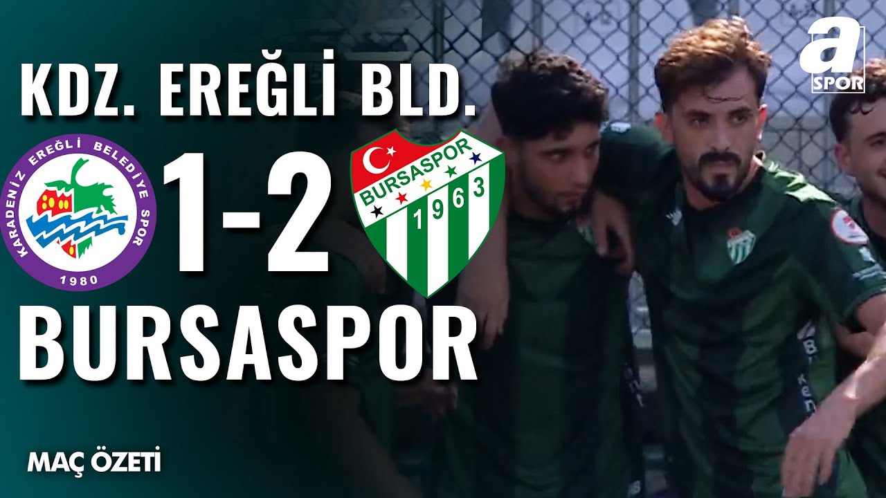 Karadeniz Ereğli Belediyespor 1-2 Bursaspor MAÇ ÖZETİ Ziraat Türkiye Kupası 2. Tur Maçı 17.09.2025