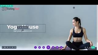 Building a website in 20 minutes with Divi - Yoga Practice - VisitingHost screenshot 4