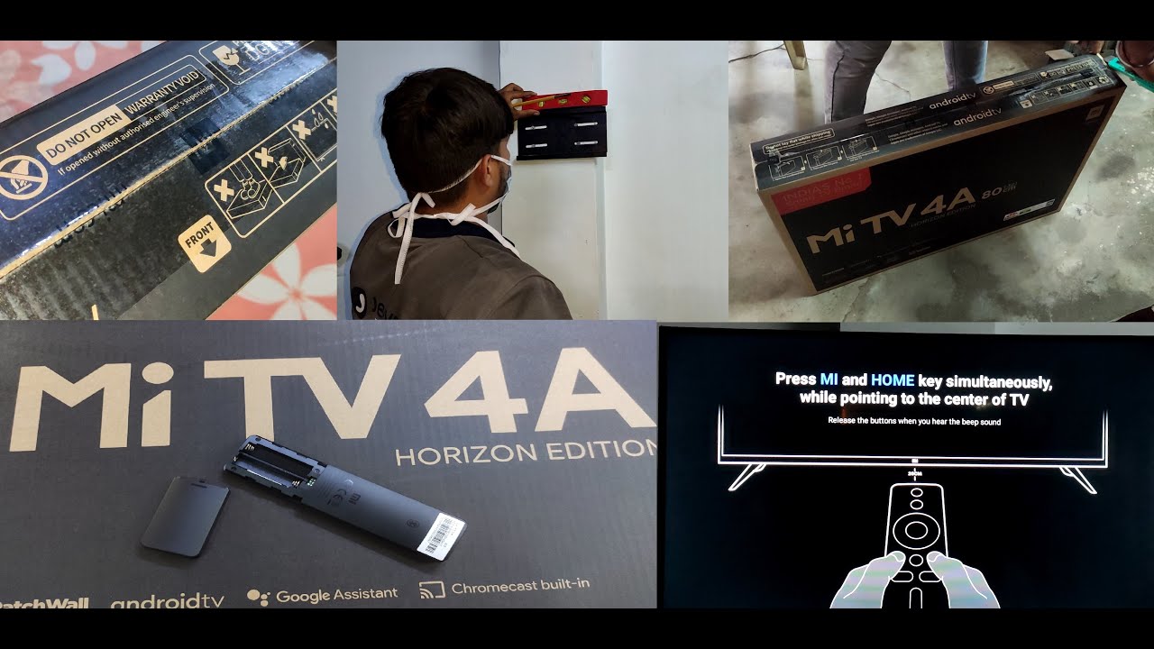 Mi Led Tv 4A Horizon Edition 32 Inch Unboxing | Full Installation Process By Jeeves | Just Launched