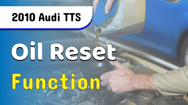 How to Use Oil Reset Function on SDS | 2010 Audi TTS