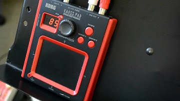 Korg Kaoss Pad in Guitar Effects Chain