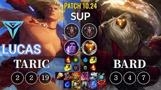 IGY Lucas Taric vs Bard Sup - KR Patch 10.24