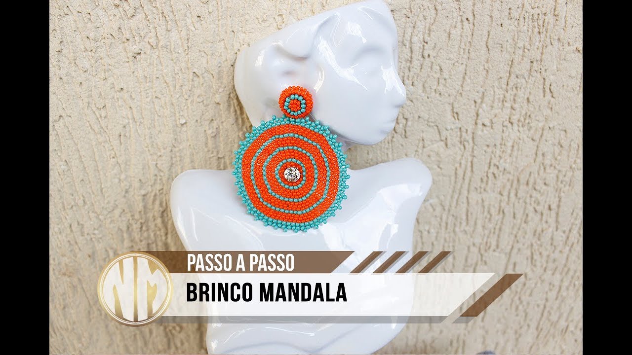 NM Bijoux - Brinco Mandala - passo a passo