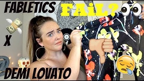 FABLETICS X DEMI LOVATO TRY ON HAUL & REVIEW!!!