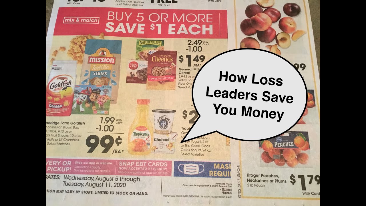 $3 Per Day Grocery Budget:  Loss Leaders - What They Are and How They Can Save You Money