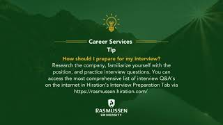 Career Services Tip How Should I Prepare For My Interview