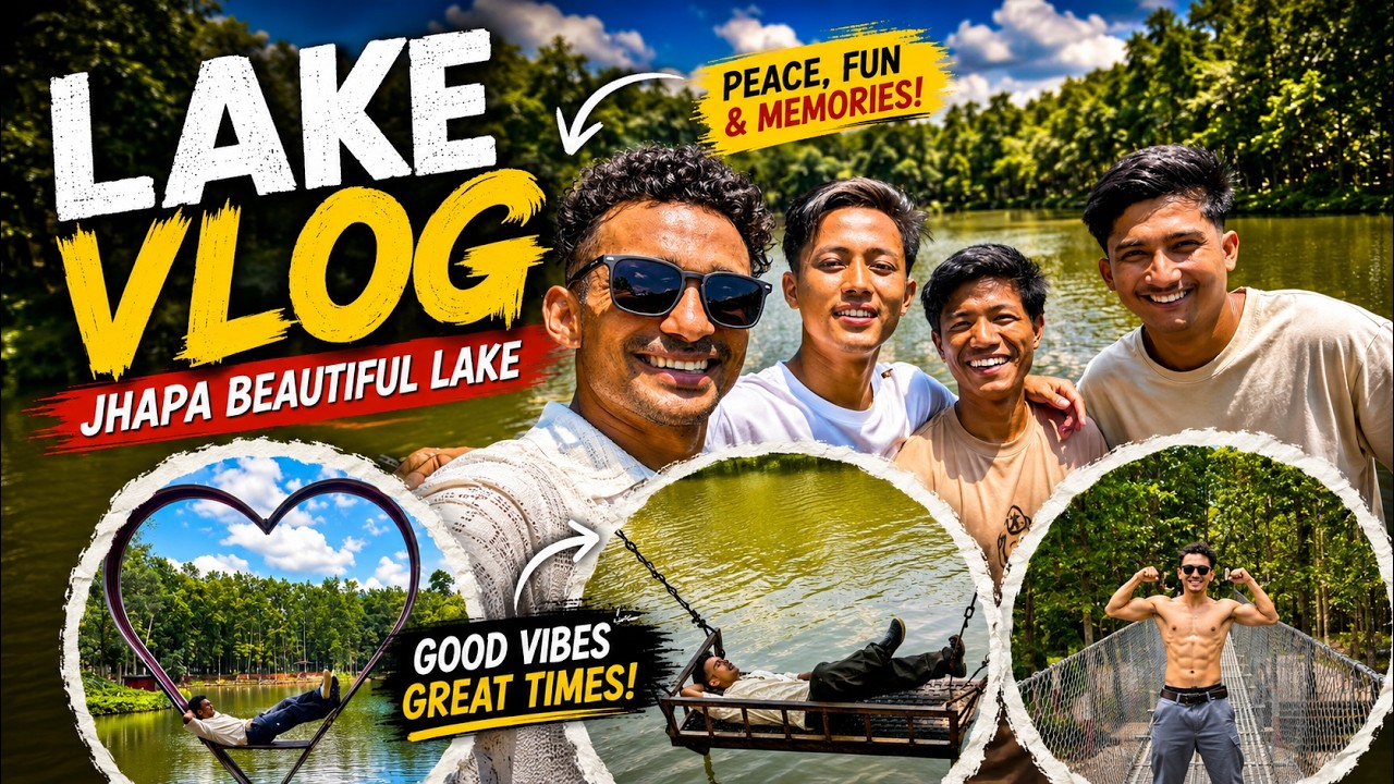 (VLOG 12) Awesome Lake Vlog with My Friends ️🏞️ - YouTube