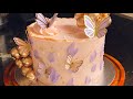 Chocolate ganache layer cake / birthday cake  / لاير كيك بالشوكلاطة