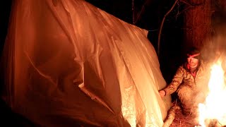 NO Sleeping Bag, WINTER Survival Overnight