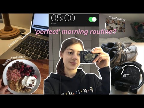 ✨ I tried the 5am billionaire morning routine | my first EVER video✨