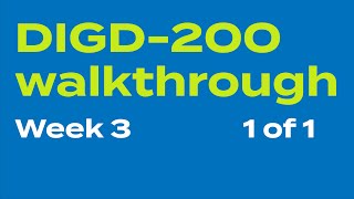 DIGD-200 SP21 - walkthrough - Basic CSS