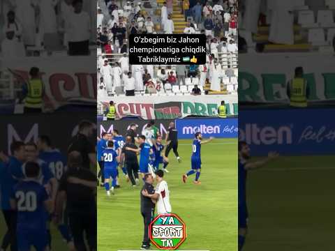 O’zbekiston 🇺🇿 - 🇦🇪 BAA o’yinida durrang qayd etildi #shorts #uzb #uzbekistan #football