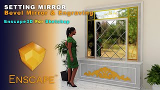 RENDER ENSCAPE MIRROR Bevel & Grafir