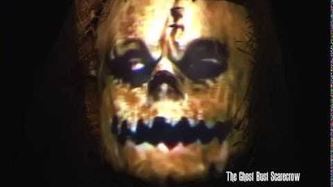 Ghost Bust Talking Ghost Projection - Scarecrow