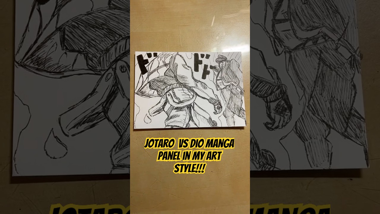 JOTARO vs DIO Manga Panel! 