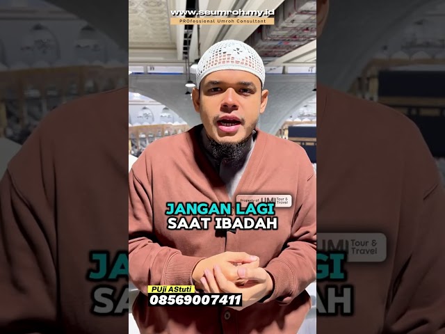 Berhati hati dalam beribadah terutama jika ingin dipulikasikan. #bahayapamer #ibadah
