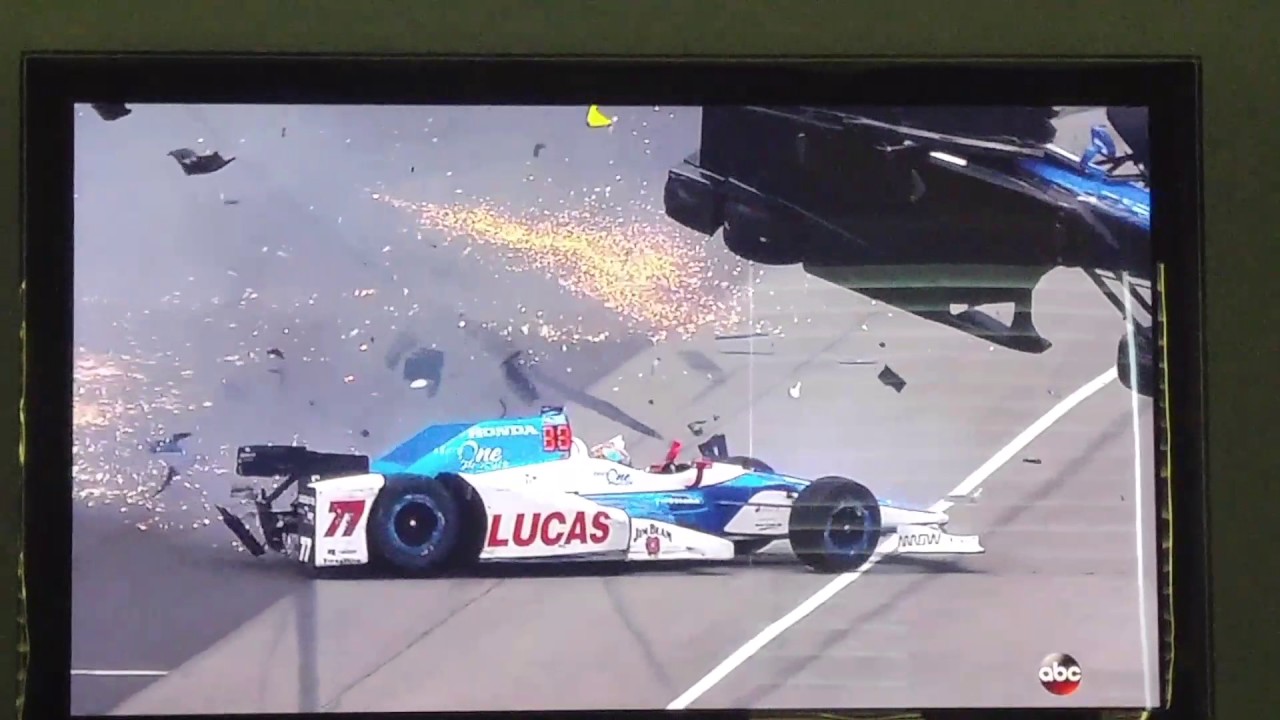 Scott Dixon OK after airborne crash at Indy 500