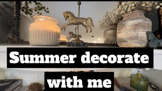 NEW VIDEO***MY SUMMER DECOR FOR 2024*** #decoratewithme #summer2024