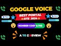 Google Voice || Best Portal Site🔥|| Per Number 0.70$ Only😱|| A to Z Review 2024 ✅
