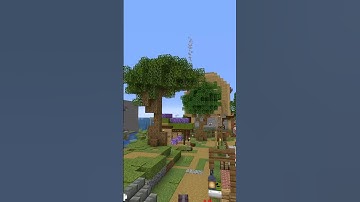Let’s build some custom trees! #minecraft #customtrees #timelapse