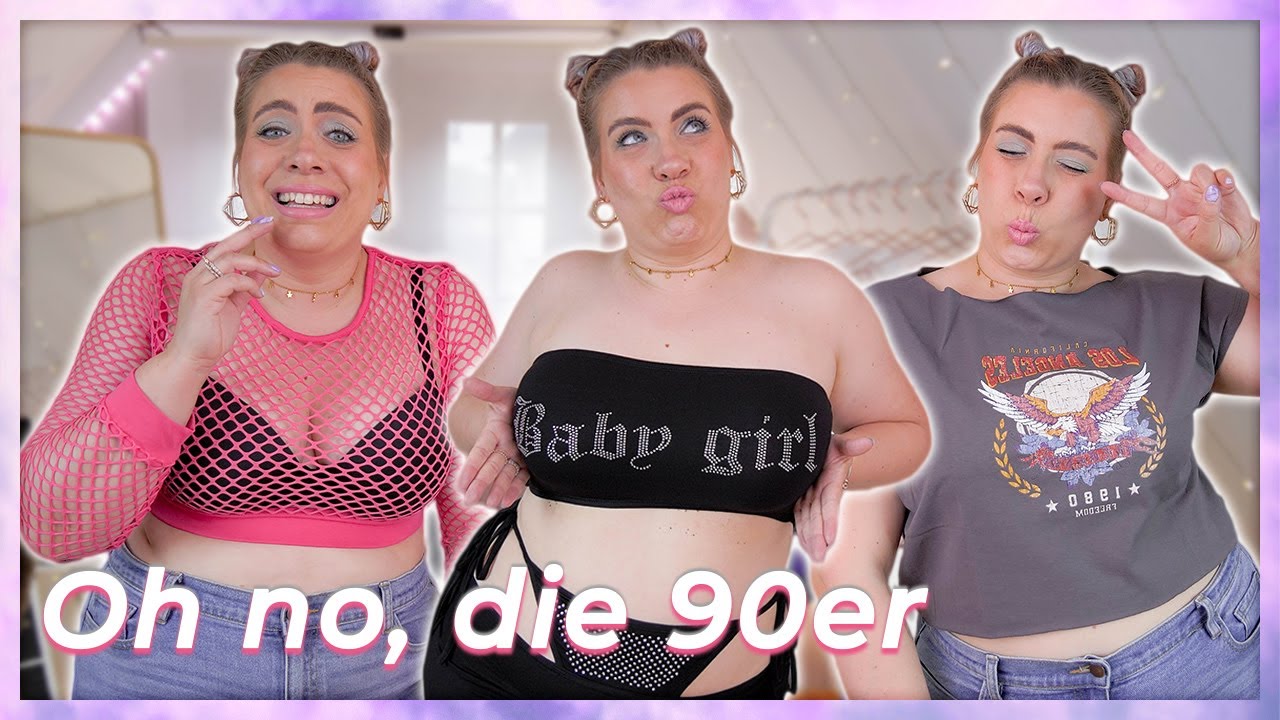 Die 90er Mode war auch anders wild 🤣🦁 SHEIN 90s Plus Size Outfits