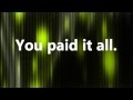 Wess Morgan - You Paid It All (Lyrics)