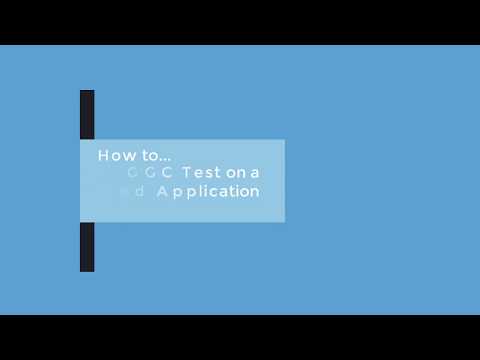 Run a GGC Test on a Secured Application