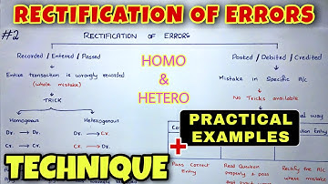 #2 Rectification of Errors - Technique  - By Saheb Academy