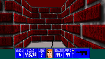 Wolfenstein 3D TC for ZDoom - E3L6 - All Secrets - I Am a Death Incarnate