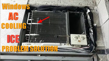 window air conditioner Not Cooling ice Problem Solution (Urdu Hindi)