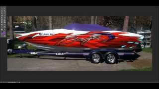 How I design a Boat Wrap Video by : Ram Studios