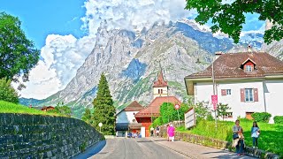 Peaceful Walk in Grindelwald Switzerland, Very Beautiful Swiss Village