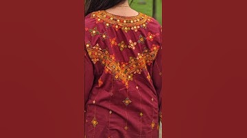 Sindhi Embroidery New Design/Hand Made Sindhi Embroidery design