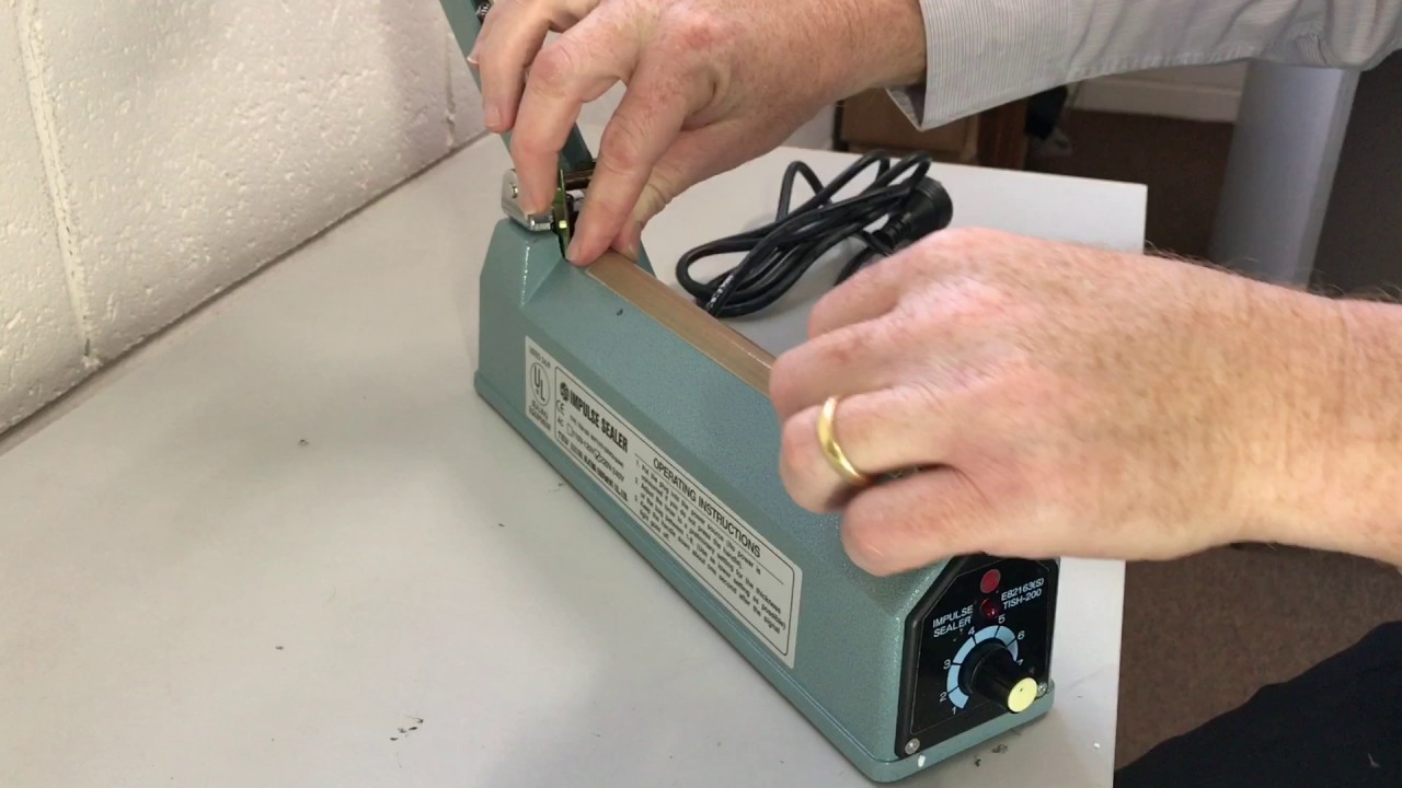 How To Change Teflon Tape & Element on a Heat Sealer - YouTube