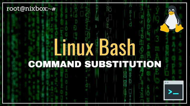 How to use Command Substitution in Bash