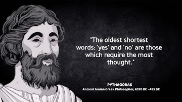 Ancient Pythagoras Quotes men learn too late in life