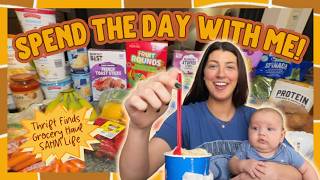 Spend the day with me!! ★ SAHM Life~Thrift  Finds~Grocery Haul~DQ Blizzards😝