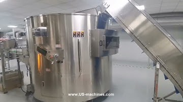Automatic empty bottle high speed sorting feeding machine unscrambling tank